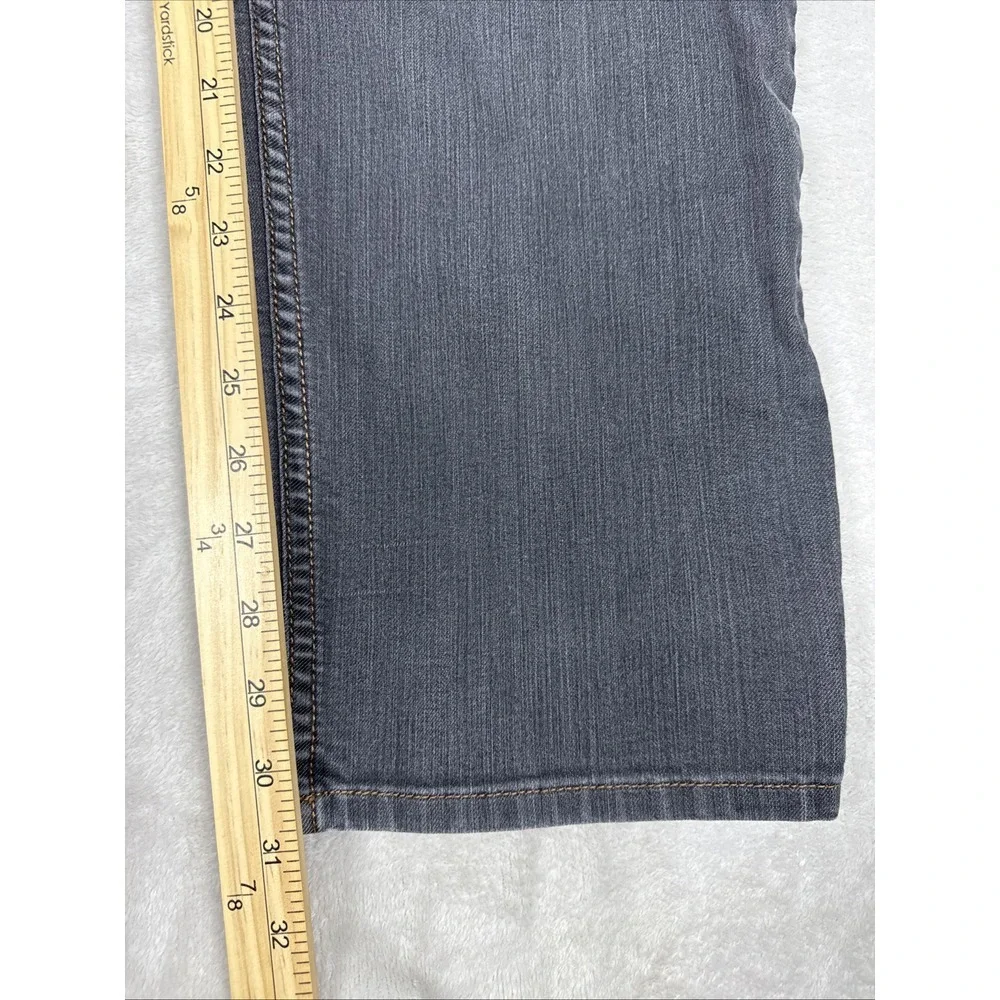 PrAna Men's Jeans Slim Fit Gray Charcoal‎ Breathe Straight Stretch Denim 38x32 - Picture 7 of 10